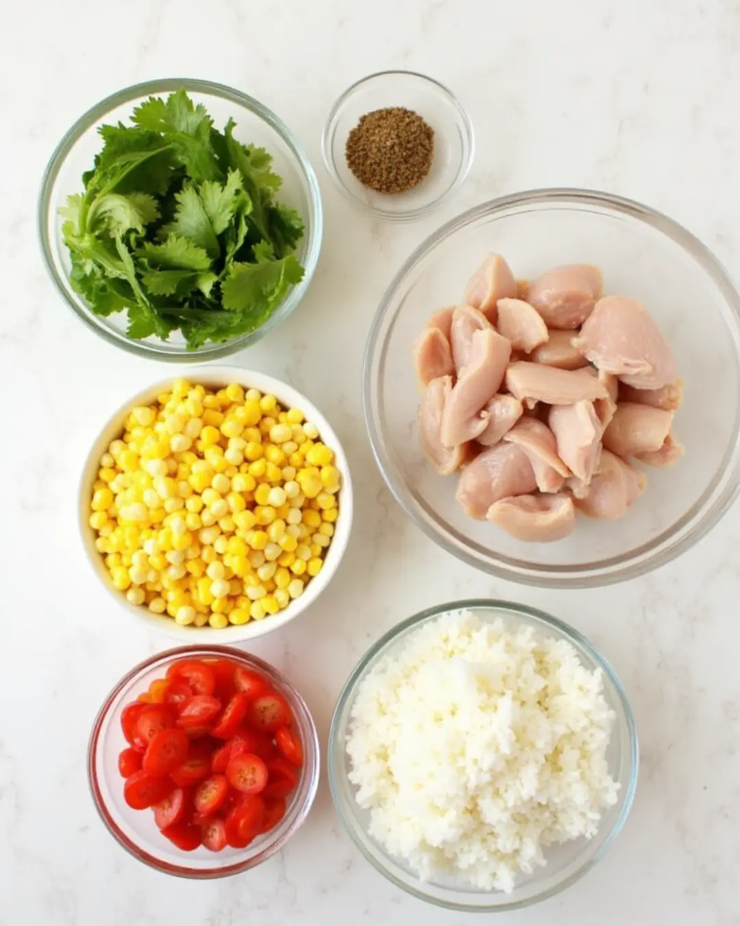 Street Corn Chicken Rice Bowl