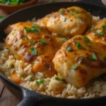 Creamy Smothered Chicken and Rice