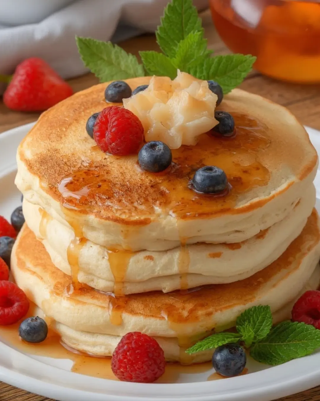 Fluffy Japanese Soufflé Pancakes