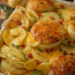 Creamy potatoes au gratin