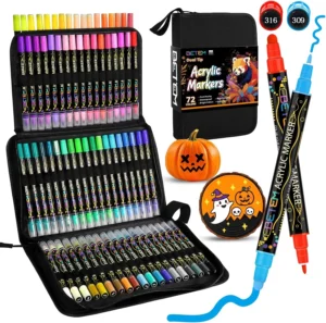 Betem Acrylic Paint Markers 72-Pack