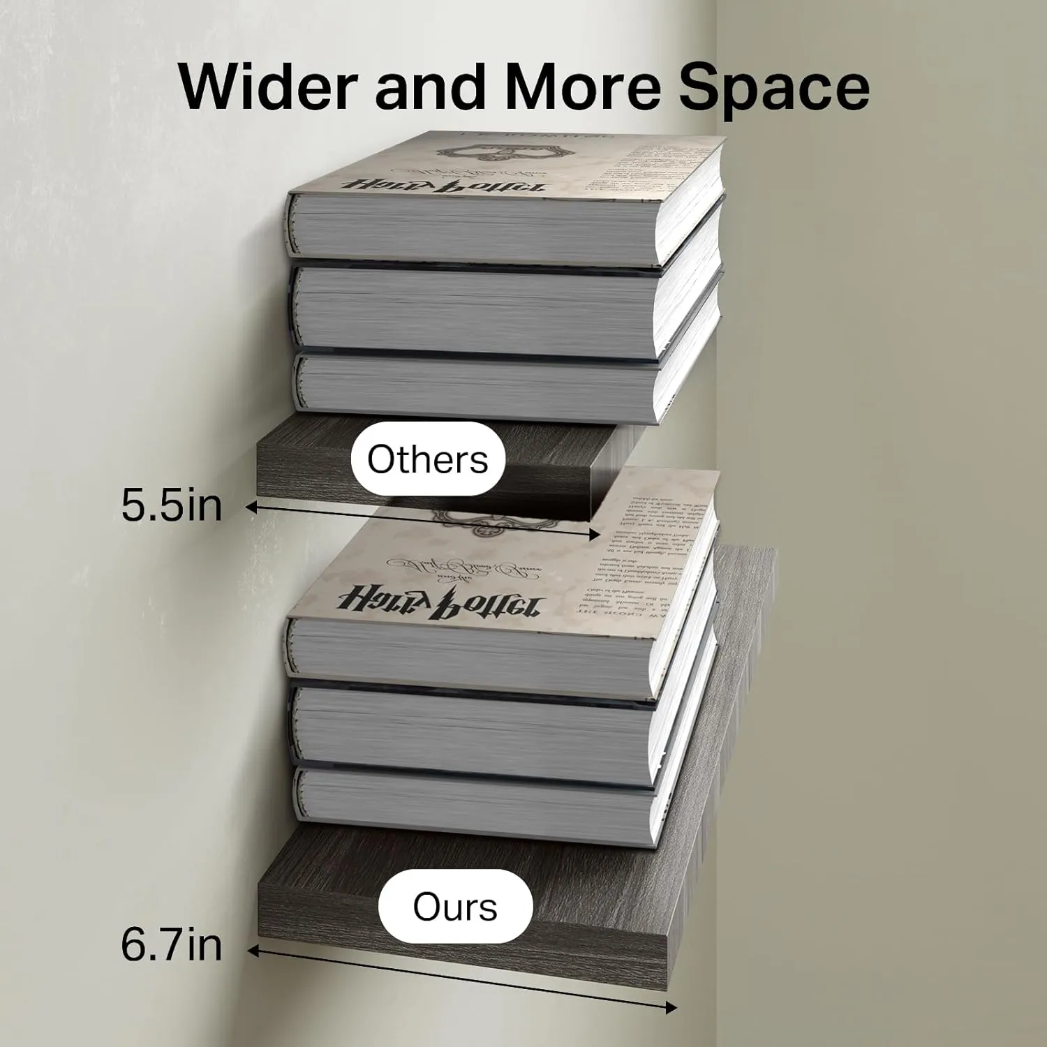 BAYKA floating shelves